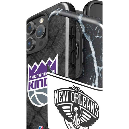 NBA New Orleans Pelicans Marble iPhone 16 Pro Max Impact Case
